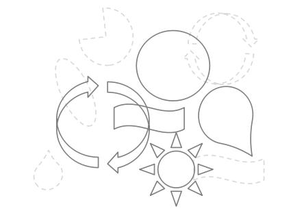 陽光、循環(huán)、綠色、科技因素構成正能量科技新LOGO圖形聯(lián)想
