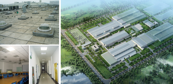 武漢通用汽車基地導光管采光節(jié)能燈應(yīng)用